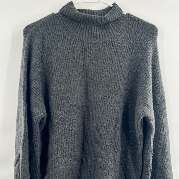 French Connection grey turtleneck wool blend size M - Picture 3 of 8